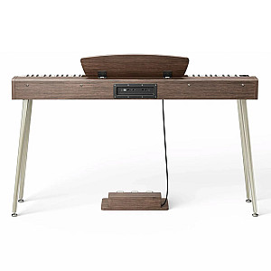 Donner DHP-100 Pro 88 Key Touch Sensitive Digital Piano, Walnut